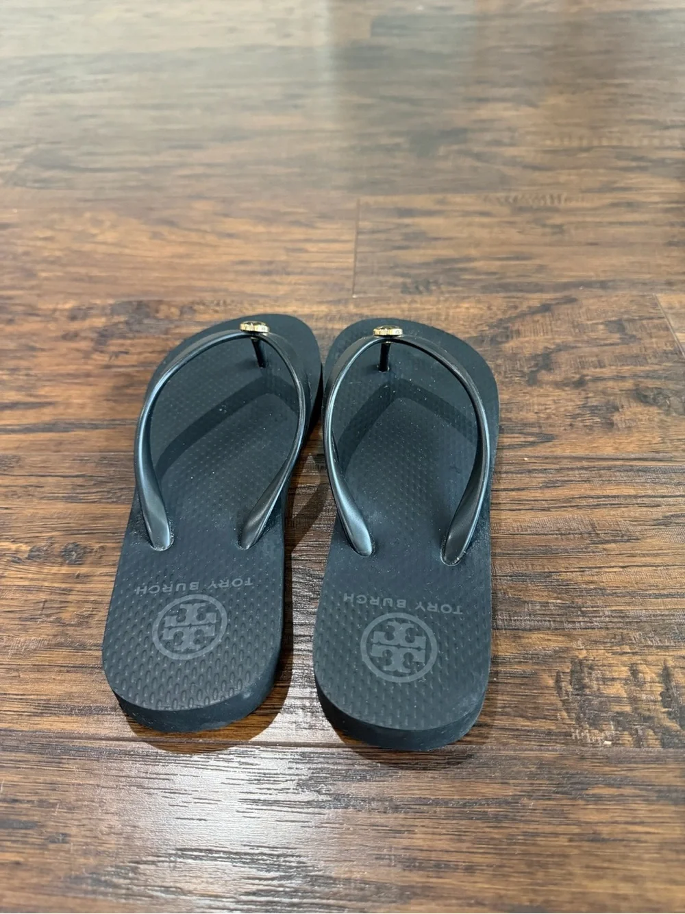 Tory Burch Women's Black Flip Flops Size 5